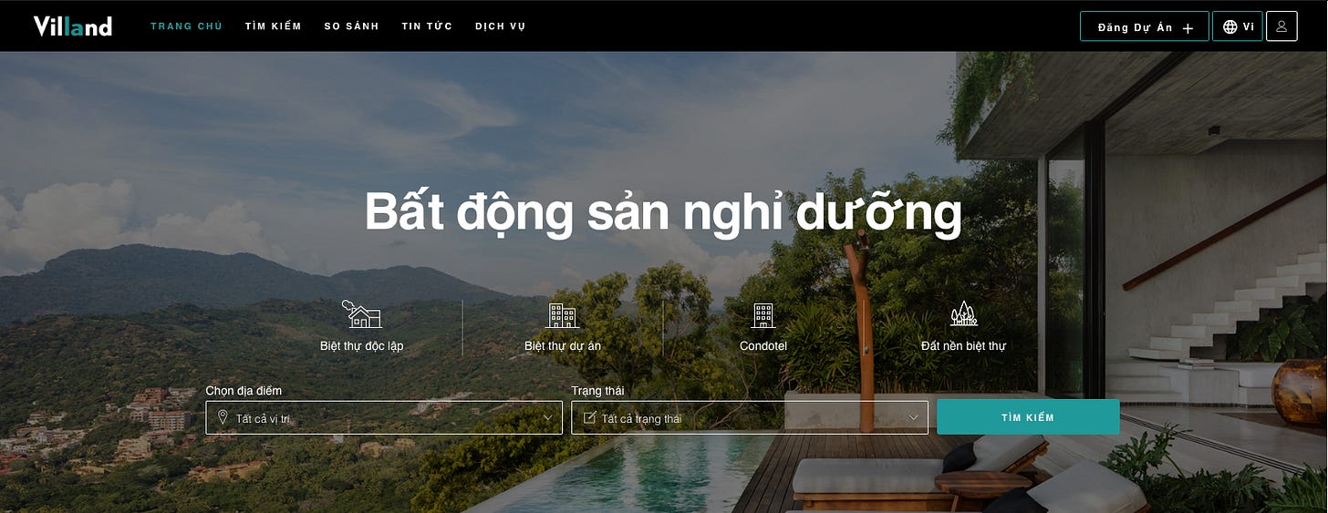 Villand - Ứng dụng quản lý bất động sản nghỉ dưỡng
