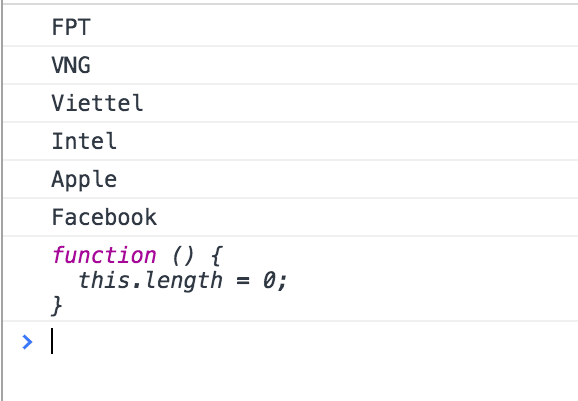 vòng lặp trong javascript 2