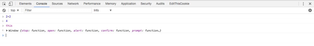 this trong javascript