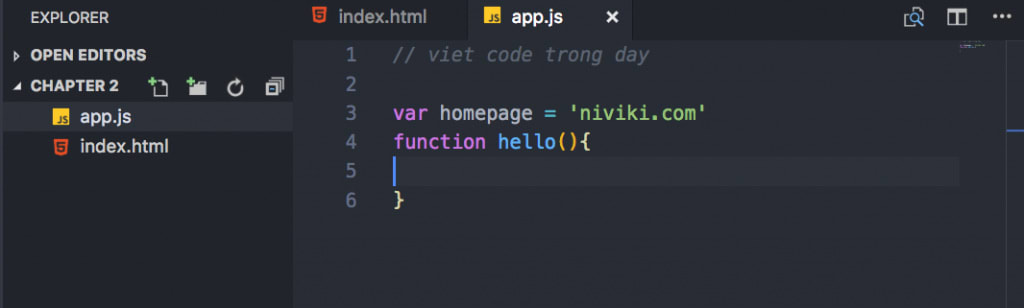 code của bạn