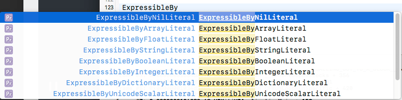 Integer -> Strideable -> Comparable -> Equatable