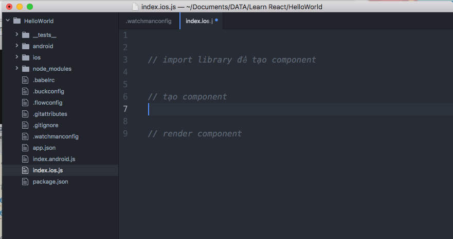 component trong React Native
