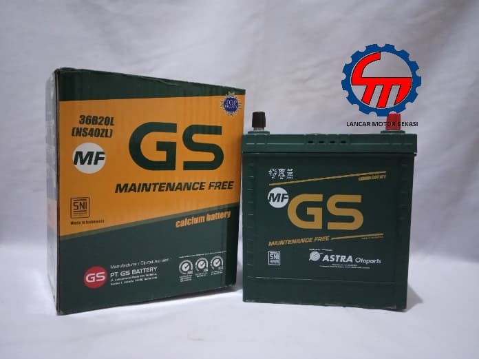 Jual Aki accu Kering Gs Astra MF NS40ZL 35Ah Aerio Baleno Karimun
