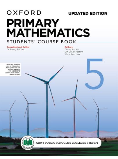 Primary Mathematics 5 Studentsā Course Book updated edition APSAC