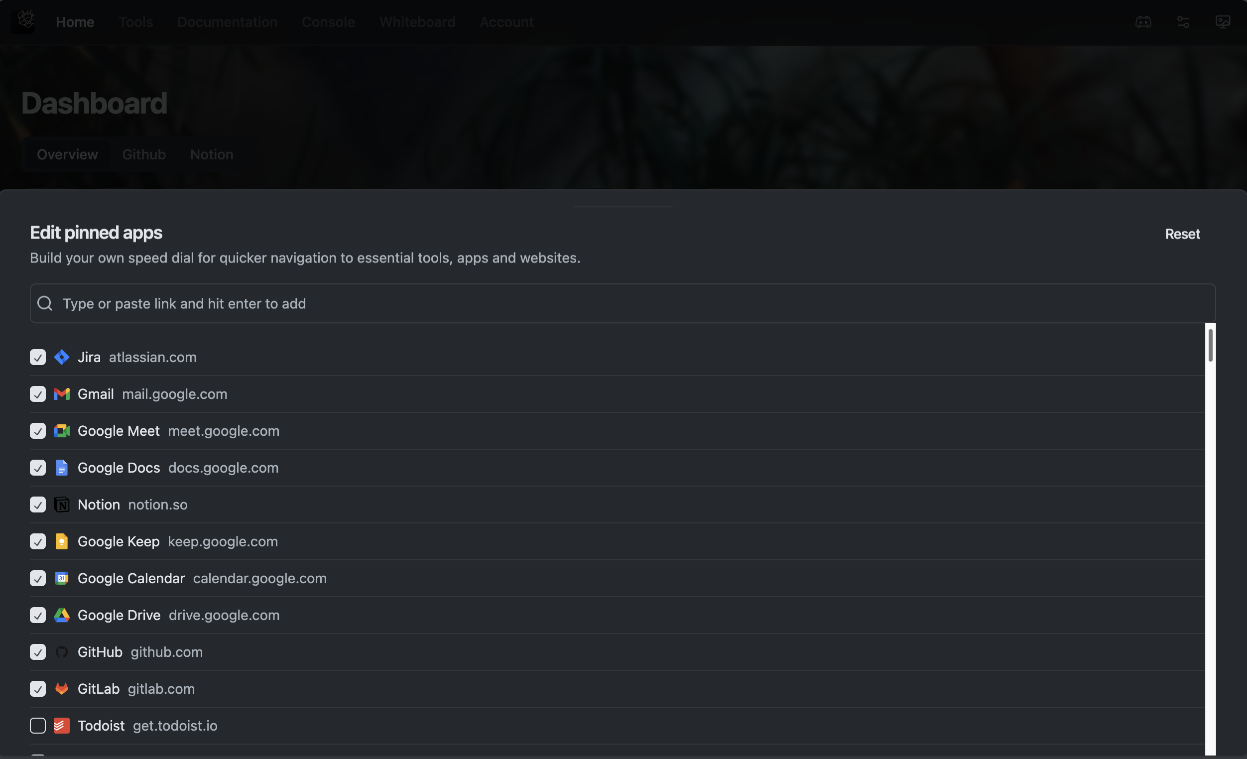 Gallery - collection of product screehots