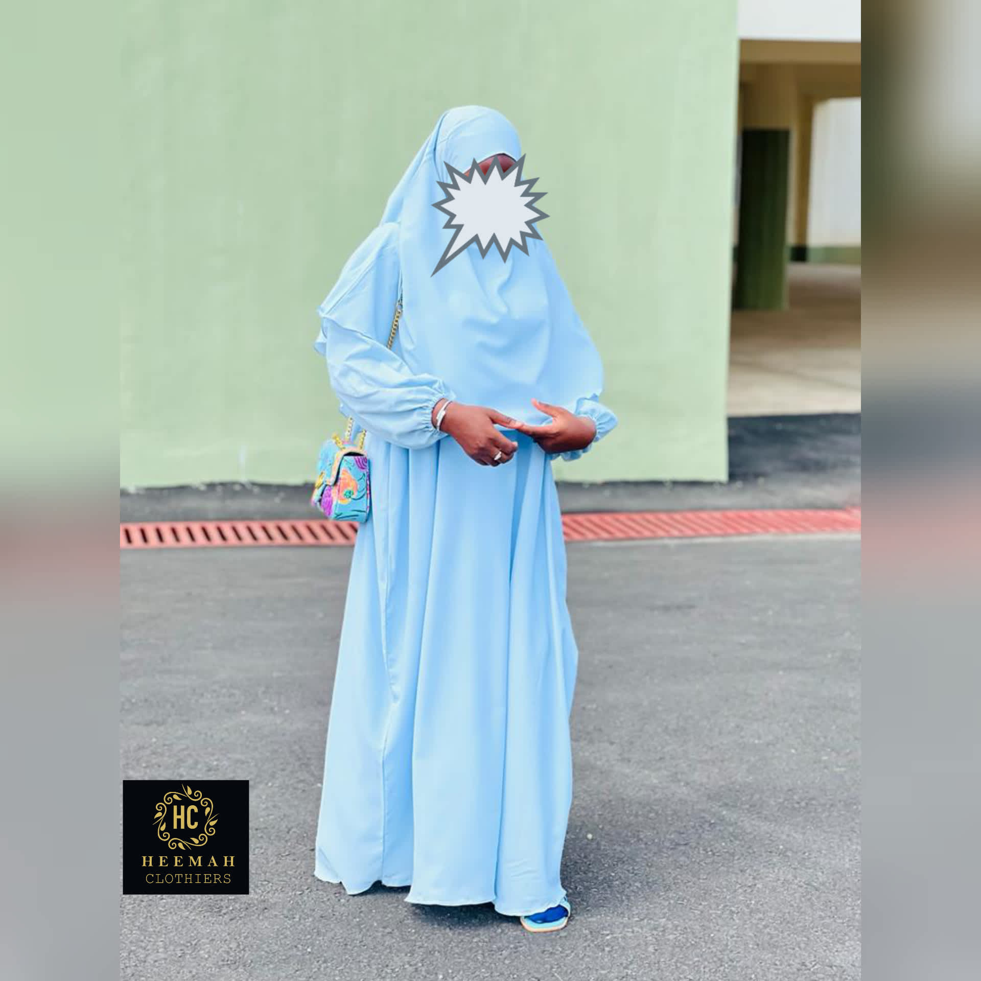 Abaya and mini hijab