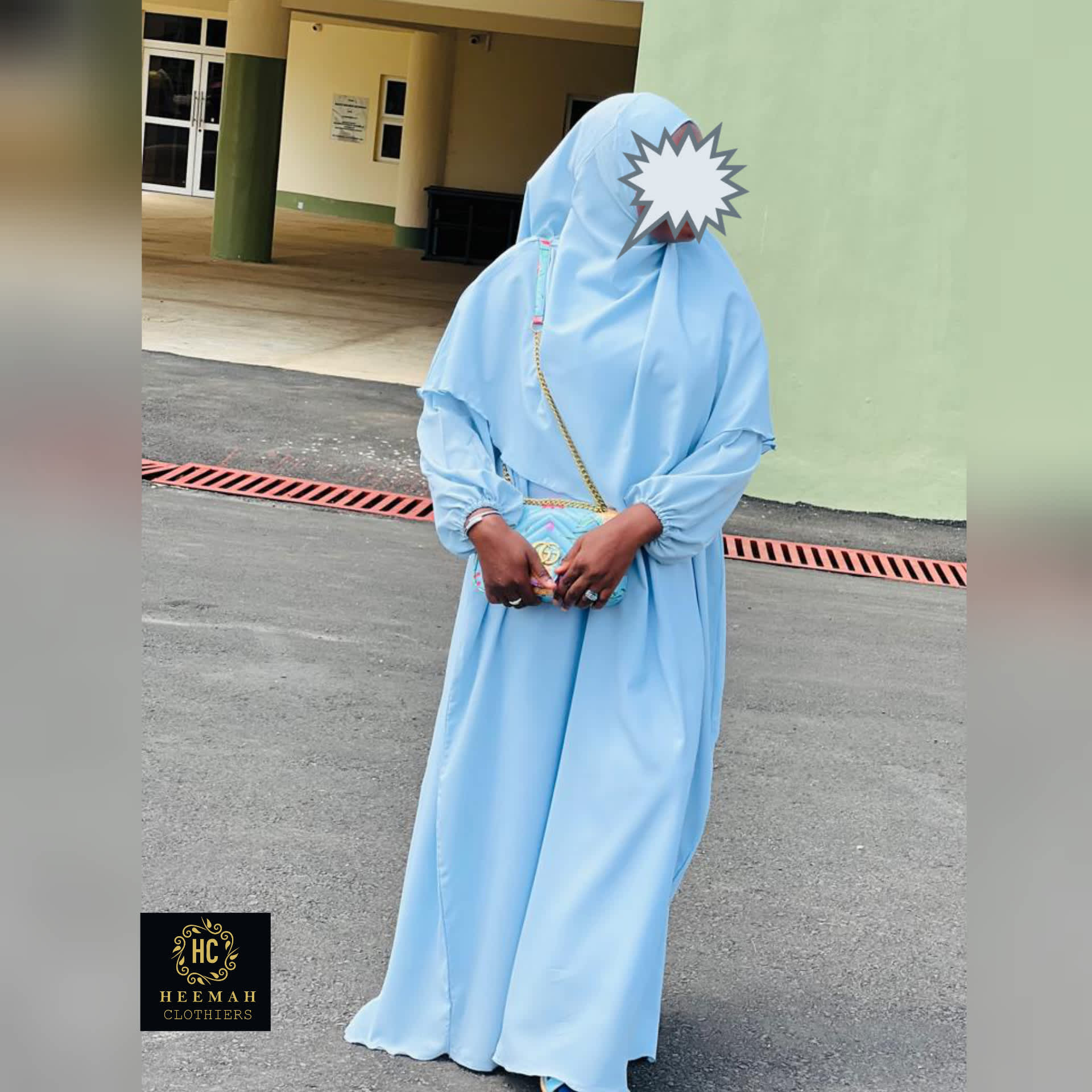 Abaya and mini hijab