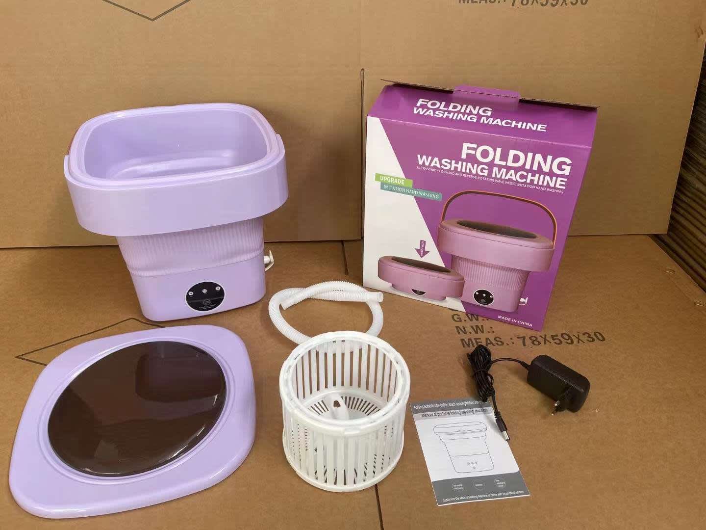 Foldable washing machine