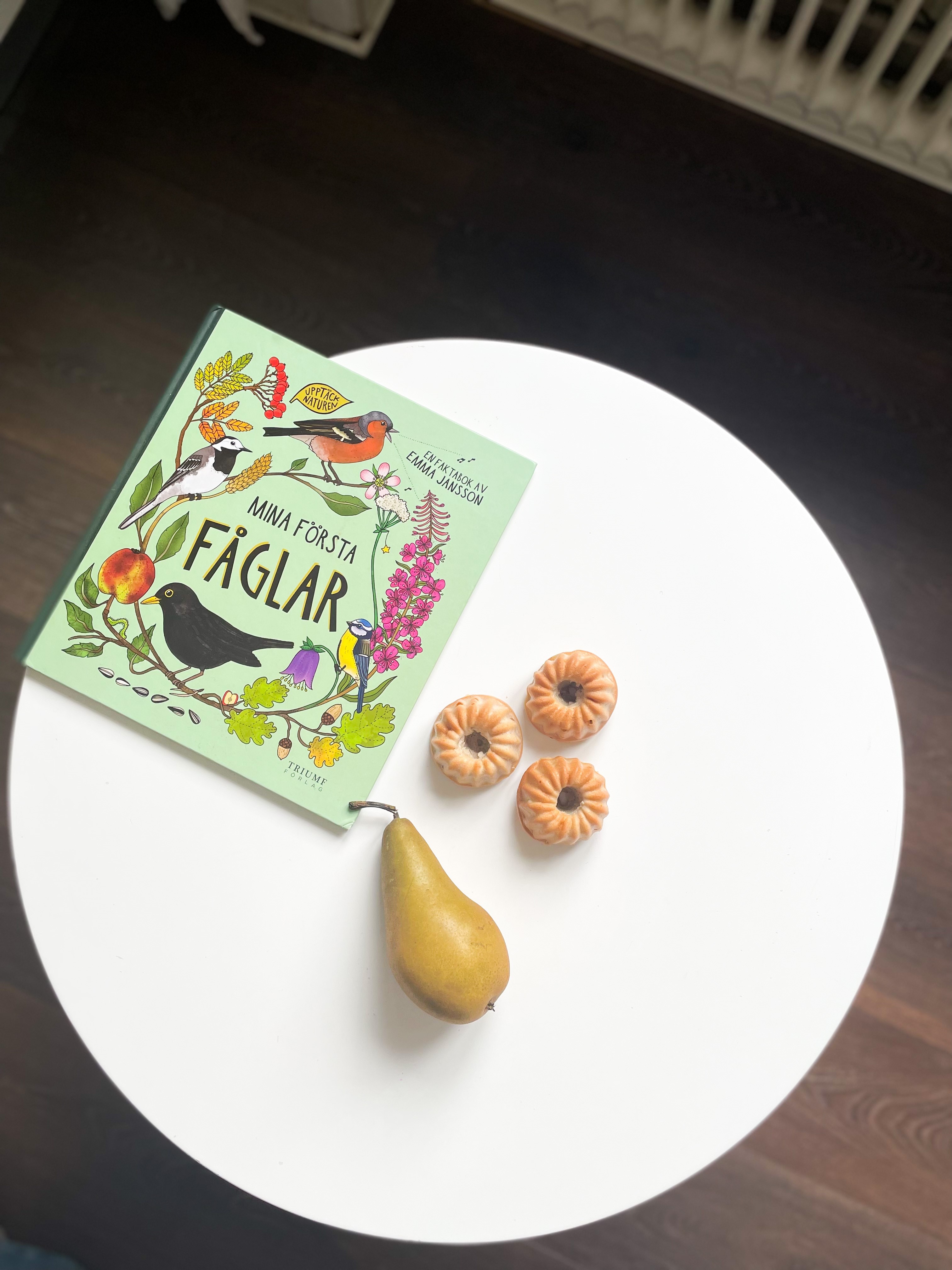 Pannkaksmuffins med rivet äpple