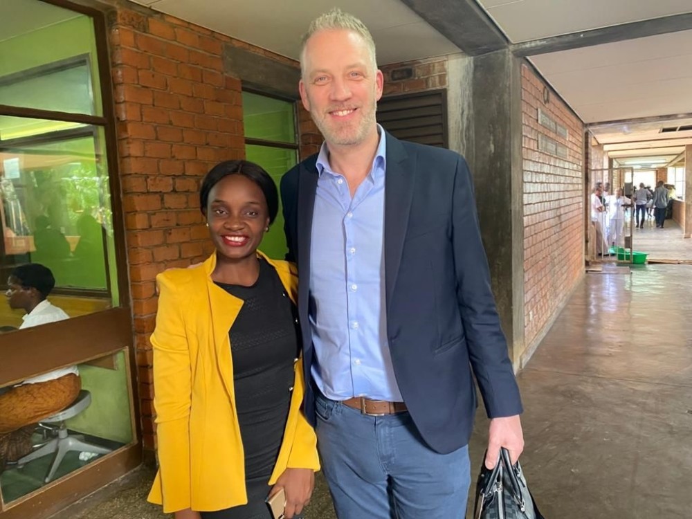 KidsOR Co-Founder Garreth Wood with Data Collector <a href="https://www.kidsor.org/who-we-are/meet-the-team/team/gloria-dorothy-mutemi/">Gloria Dorothy Mutemi</a>