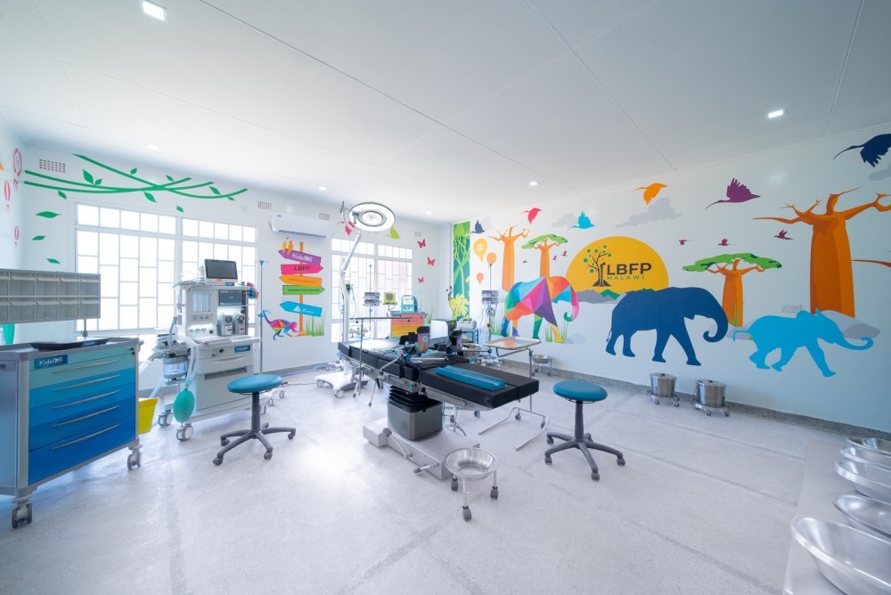 An operating room installed by KidsOR in Zomba, Malawi.