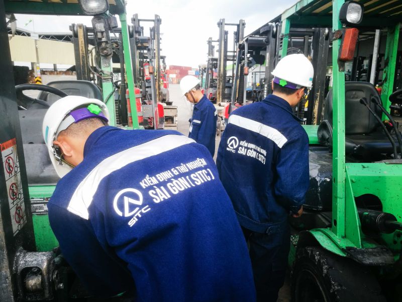 kiểm định xe nâng hàng - kiểm định sitc