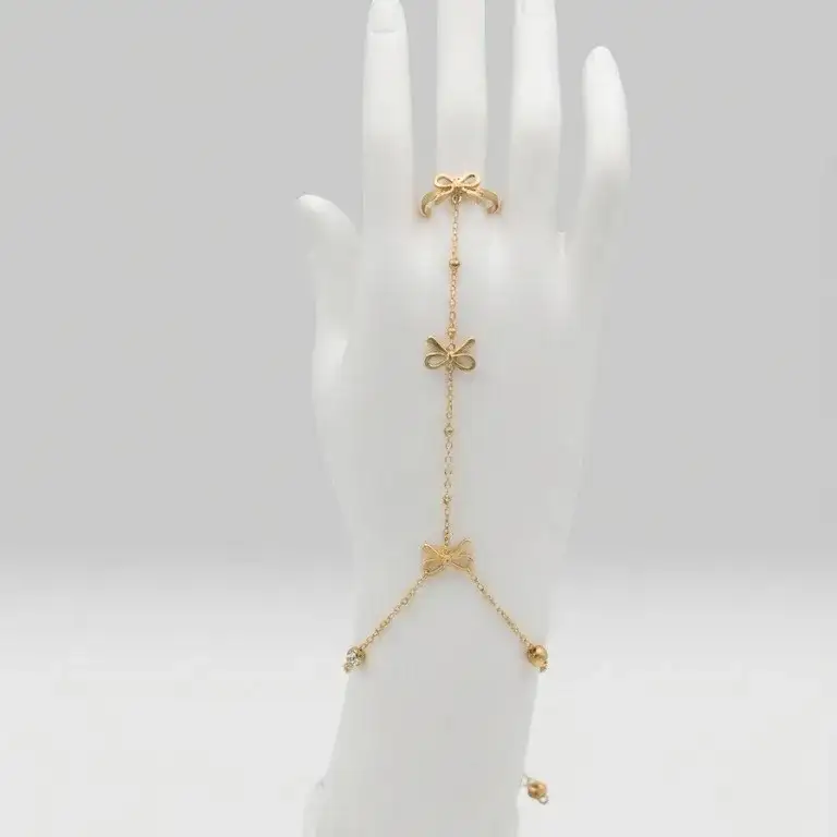 Bow Belle Hand Chain 1