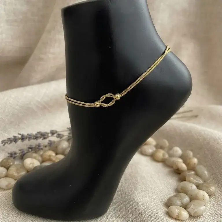 Sleek Shine Anklet 1