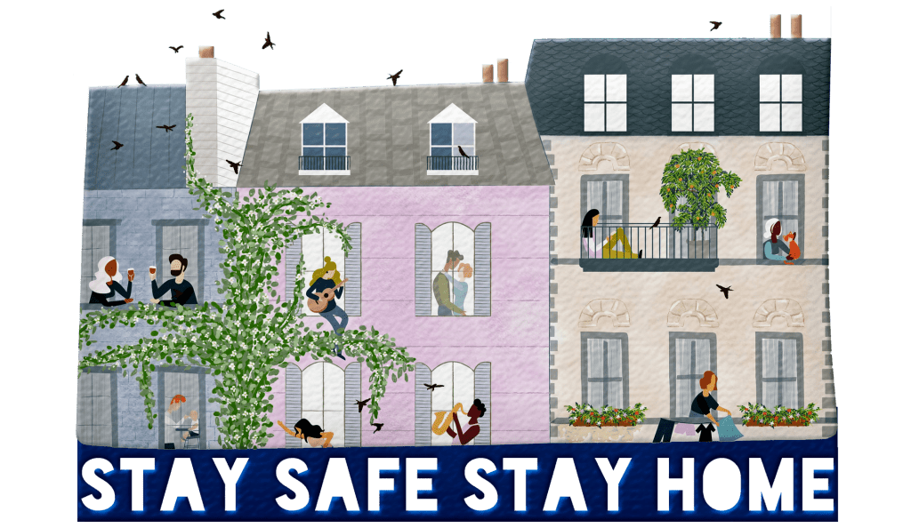 stay home stay safe covid