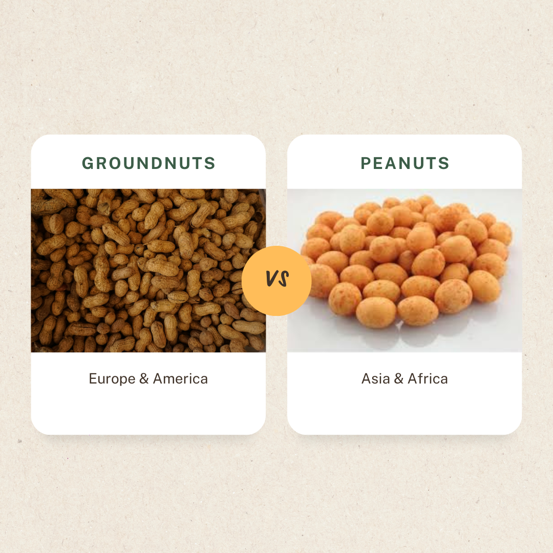 Groundnut or Peanut? A Snack and Legume Name Mixup