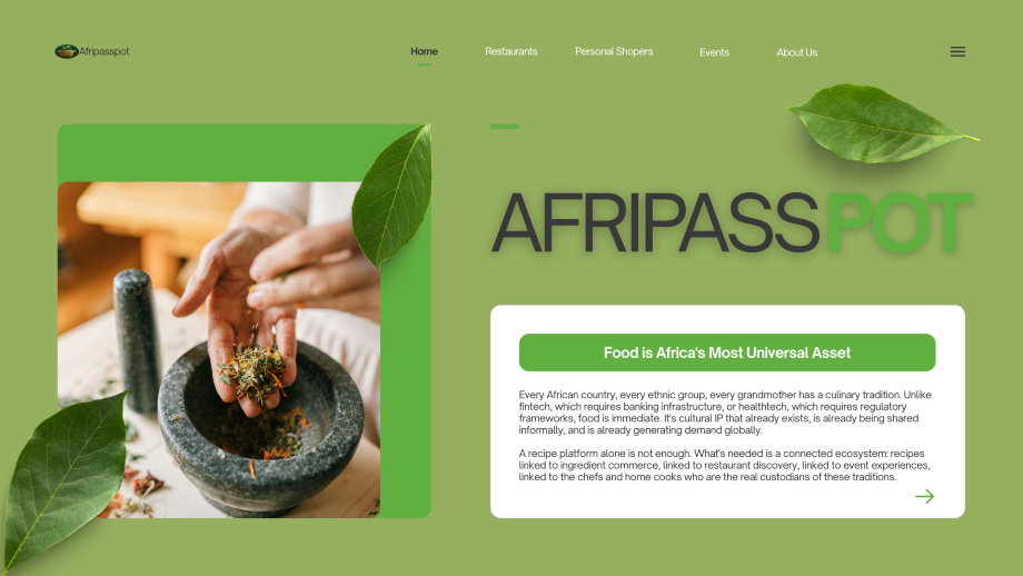 The Next African Tech Export Won't Come From Fintech, It'll Come From the Kitchen