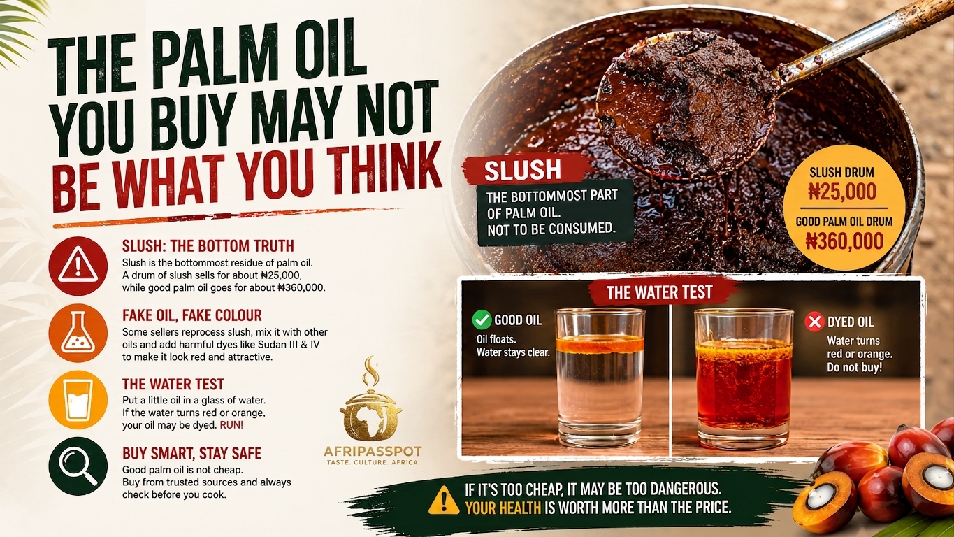 The Palm Oil You Buy May Not Be What You Think; Learn to Spot Slush to Synthetic Dyes