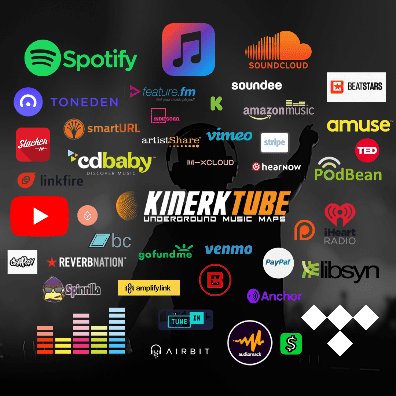 KinerkTube.com Underground Music Maps NEW Platform Launch
