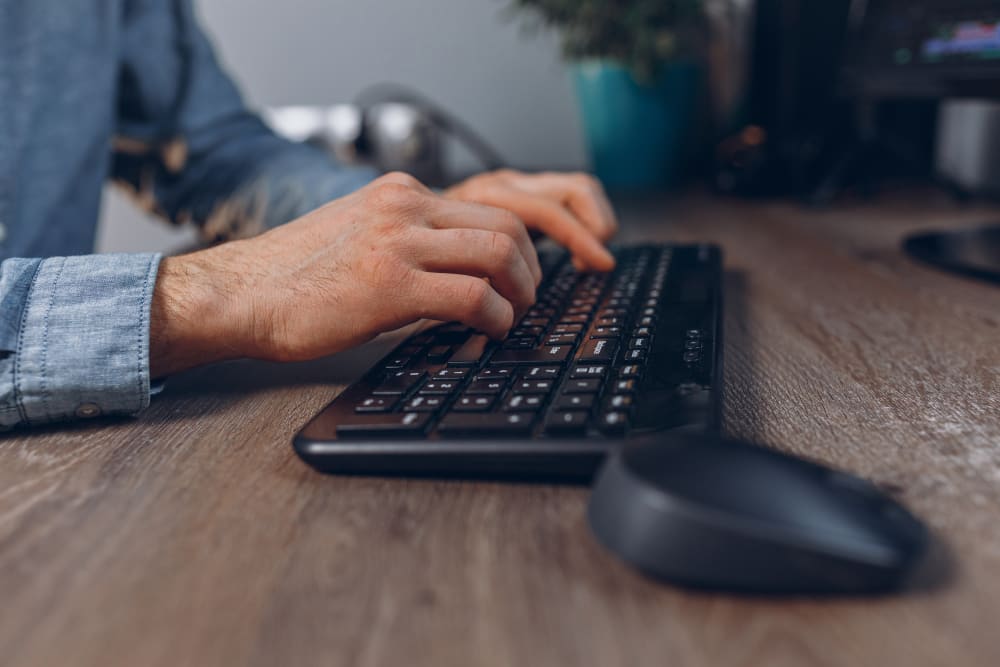 Minimal Aesthetic with Wireless Keyboard