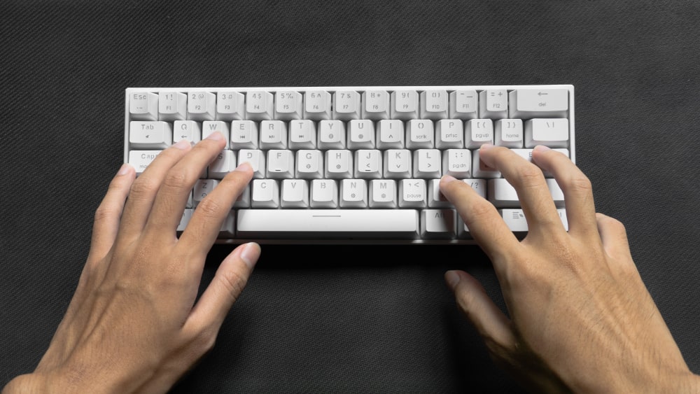 Keep Wrists Elevated When Typing