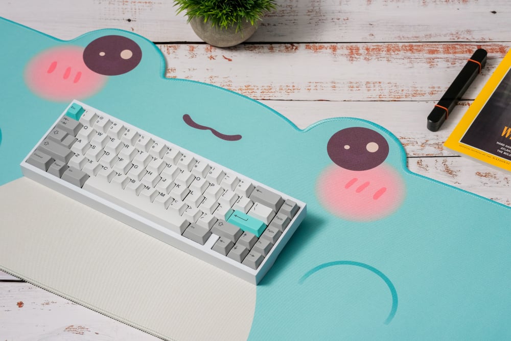 ABS Keycaps on Froggy Mat