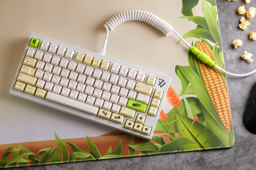 75% Keyboard with PolyCaps Corn