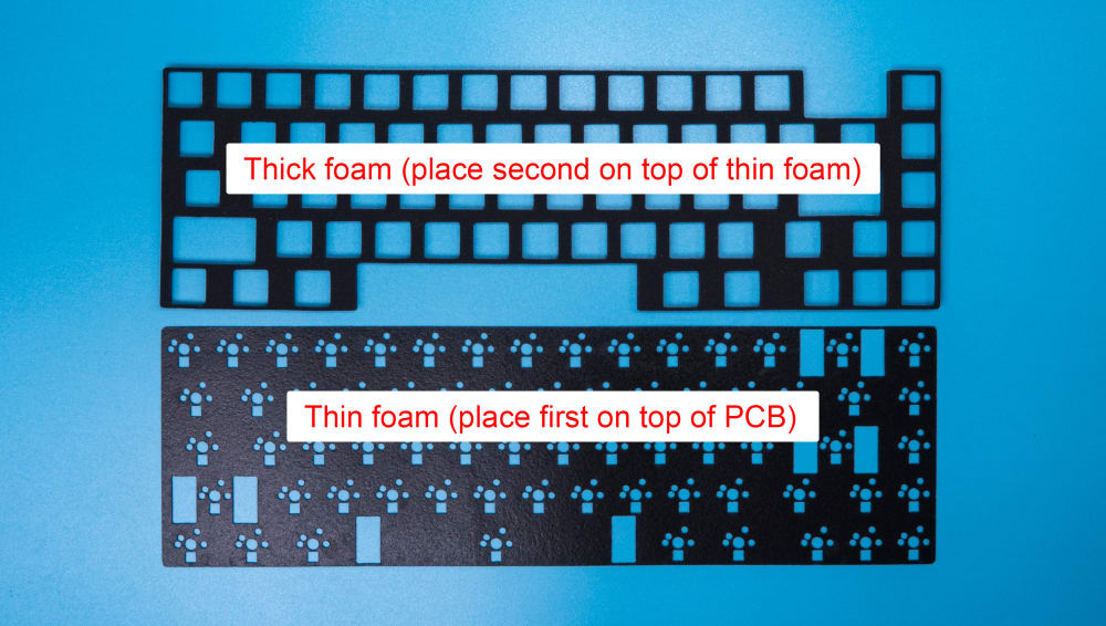 Thin and thick plate foam