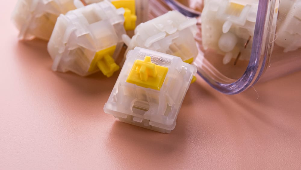 Gateron KS Milky Yellow Pro Switches