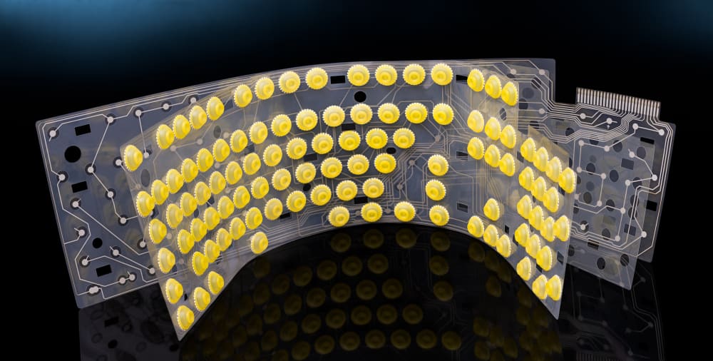Inside a Membrane Keyboard