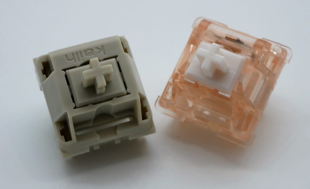 Switches with canonica lsprings: Novelkeys Arc Cream and Quartz