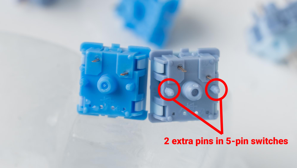 Penguin Switches with 5 Pins