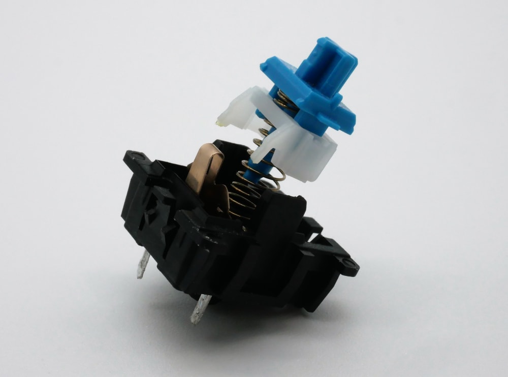 Click Jacket Mechanism as Seen in a Cherry MX Blue Switch Stem