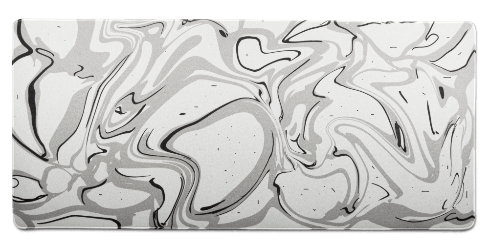 Marble Liquid Cloud Desk Mat