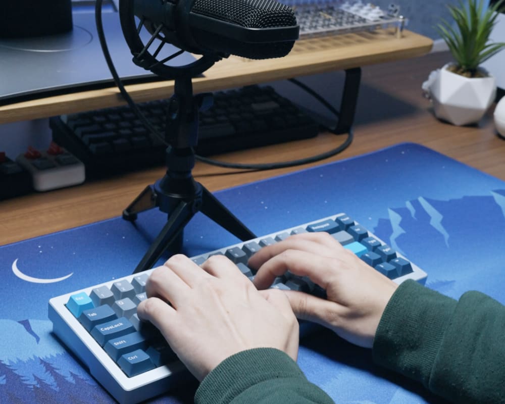 Recording keyboard to computer shop
