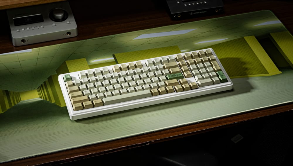 A98 Custom Mechanical Keyboard Backrooms Theme