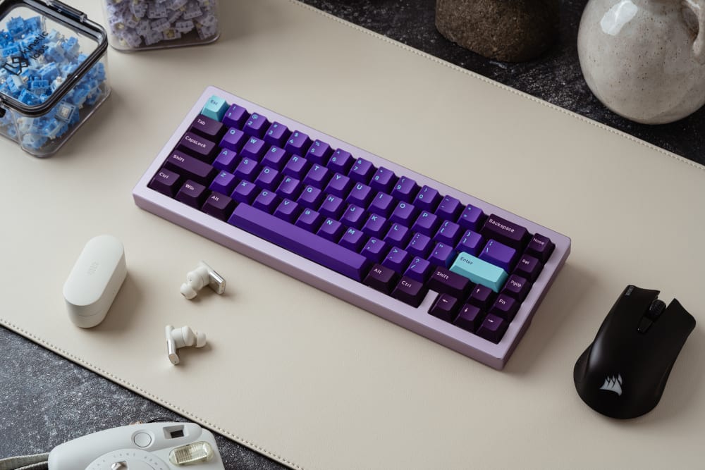 Eco Leather Desk Mat with Keyboard