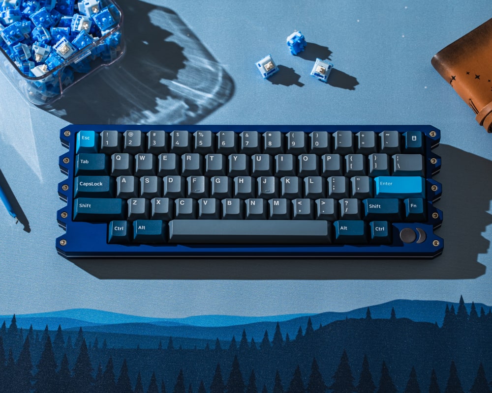 PolyCaps Whale Doubleshot PBT Keycaps Labs