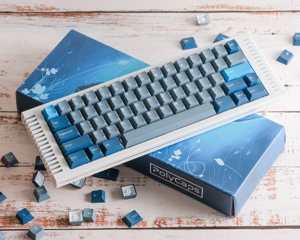 PolyCaps Whale Doubleshot PBT Keycaps Labs