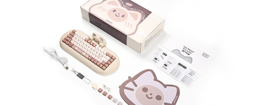 What's in the box for C68 mechanical keyboard