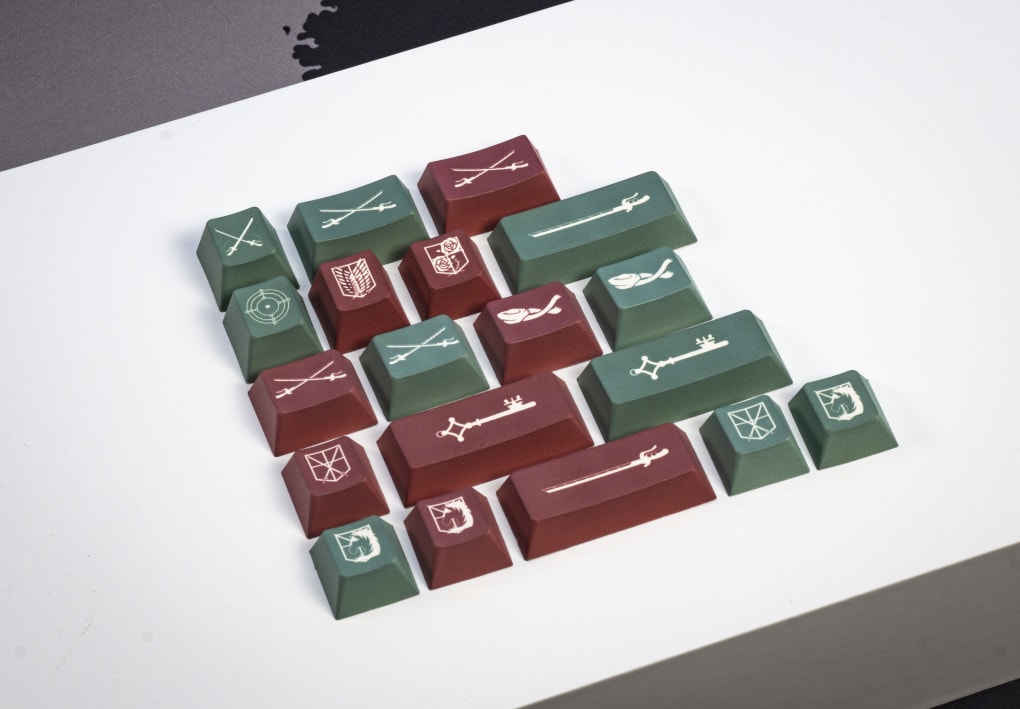 Attack on Titan PBT Keycaps