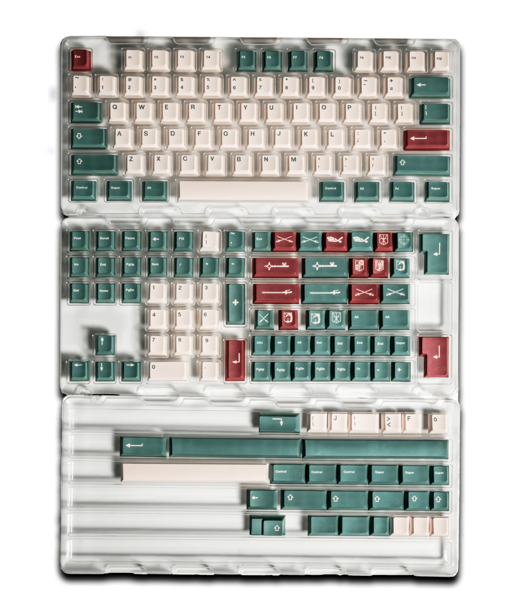 Attack on Titan PBT Keycaps