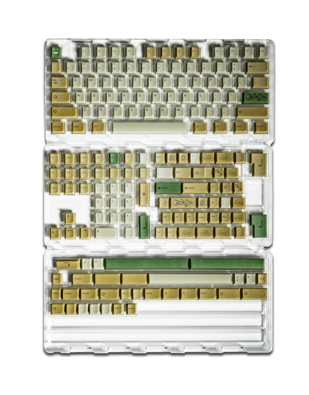 Backrooms PBT Keycap Layout