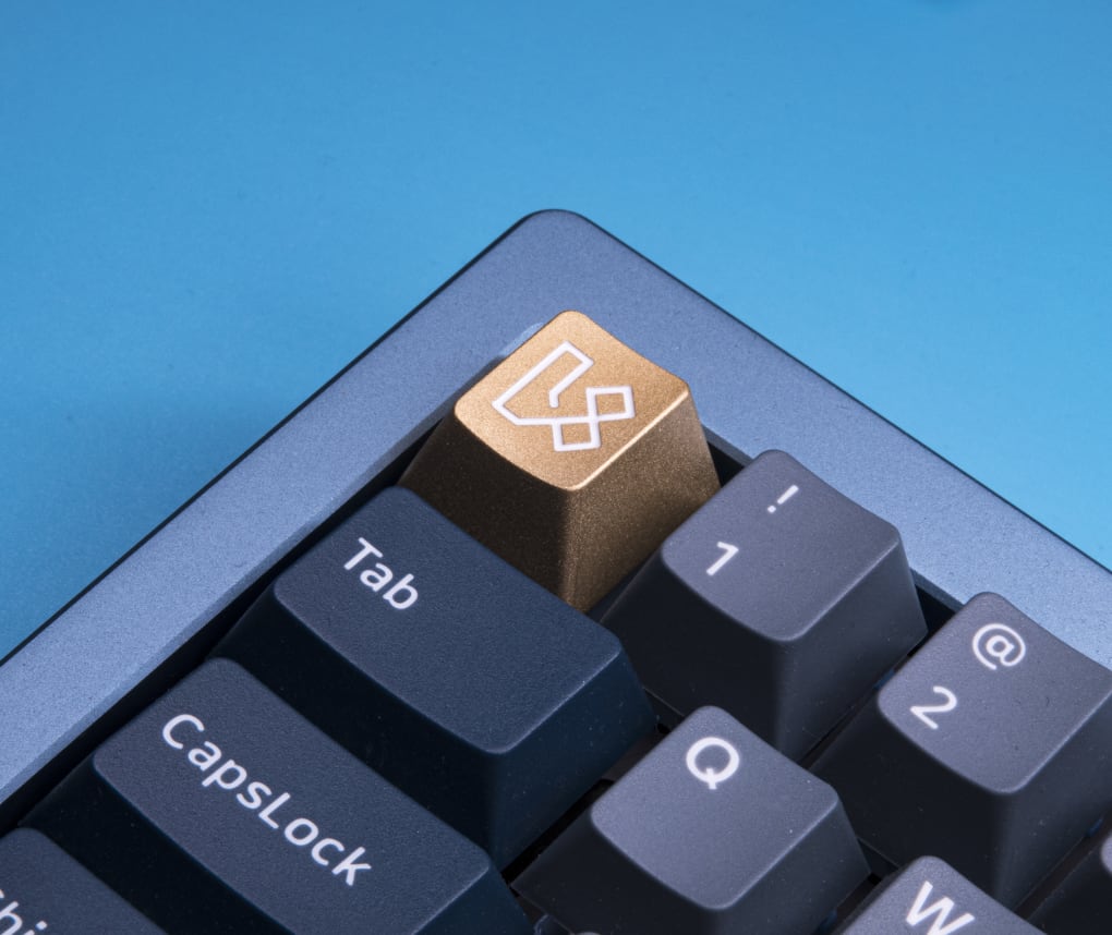 Kinetic Labs Brass Metal Keycap