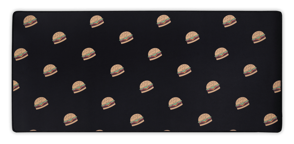 Burger XL Desk Mat Mouse Pad