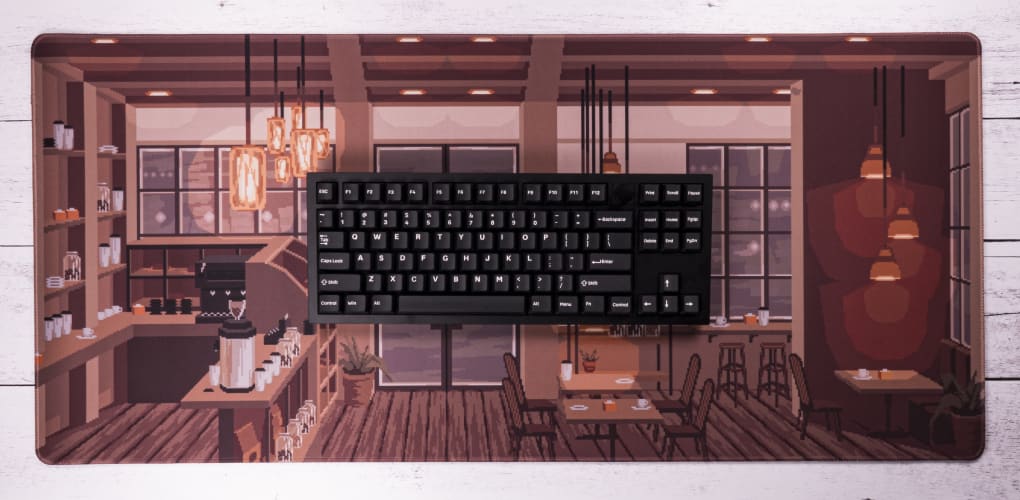 Pixel Comet Desk Mat by Hipyo Tech