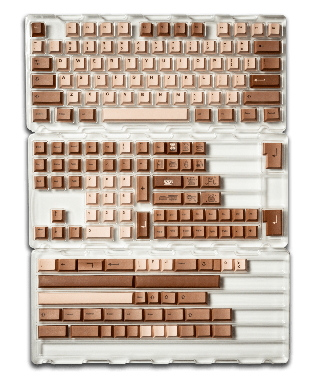 PolyCaps Coffee Shop V2 PBT Keycaps | Kinetic Labs PolyCaps Coffee Shop V2 PBT Keycaps | Kinetic Labs