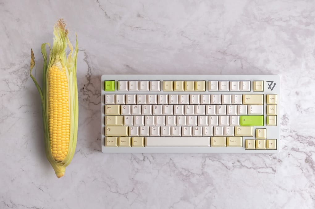 PolyCaps Corn PBT Dye-Sublimation Keycaps