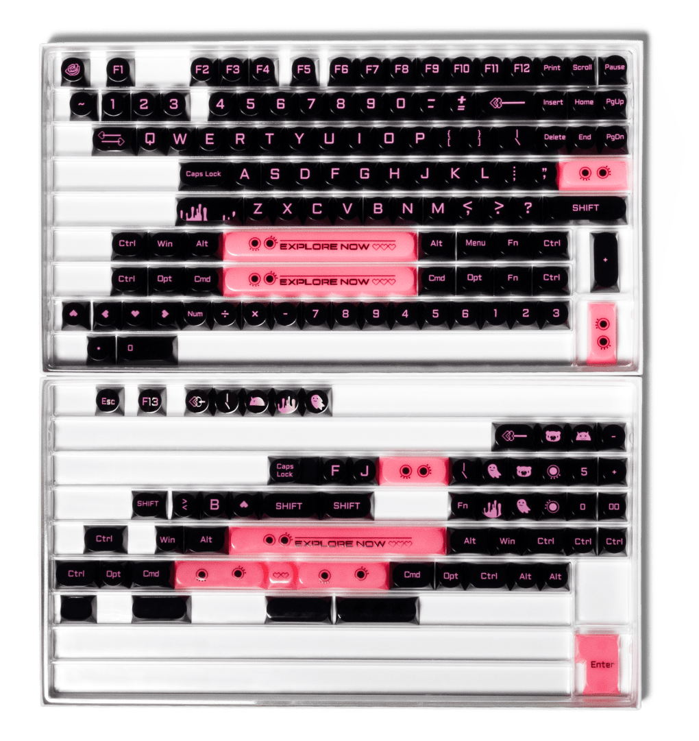 Dark Blush PC Keycaps