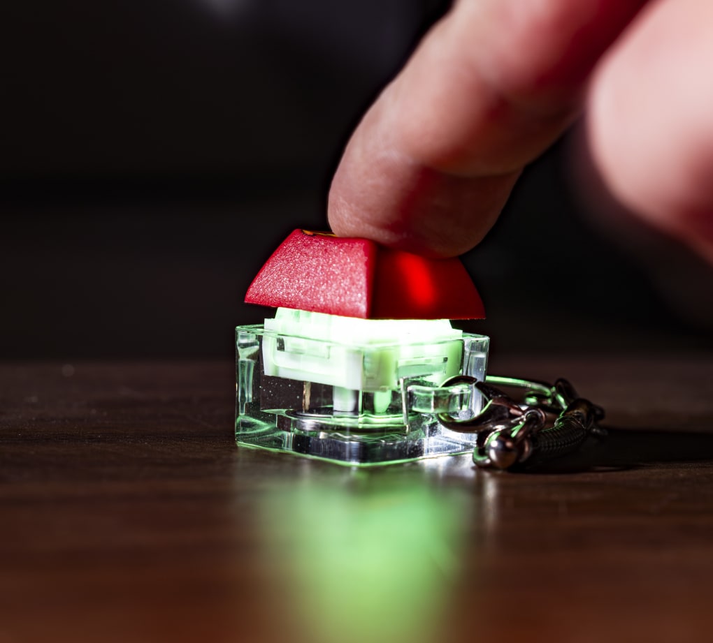 Funny Keycap Fidget - Pressing to show RGB